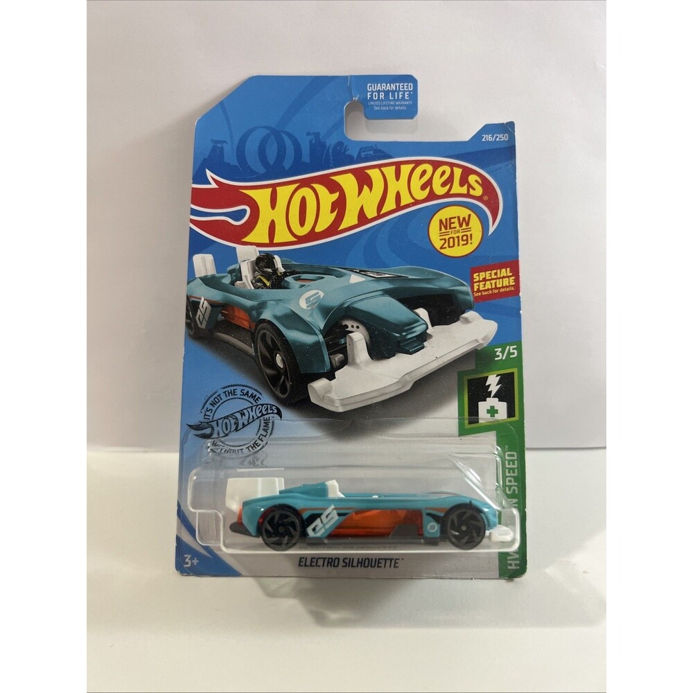 Hot Wheels Kroger Exclusive 3/5 Electro Silhouette HW Green Speed